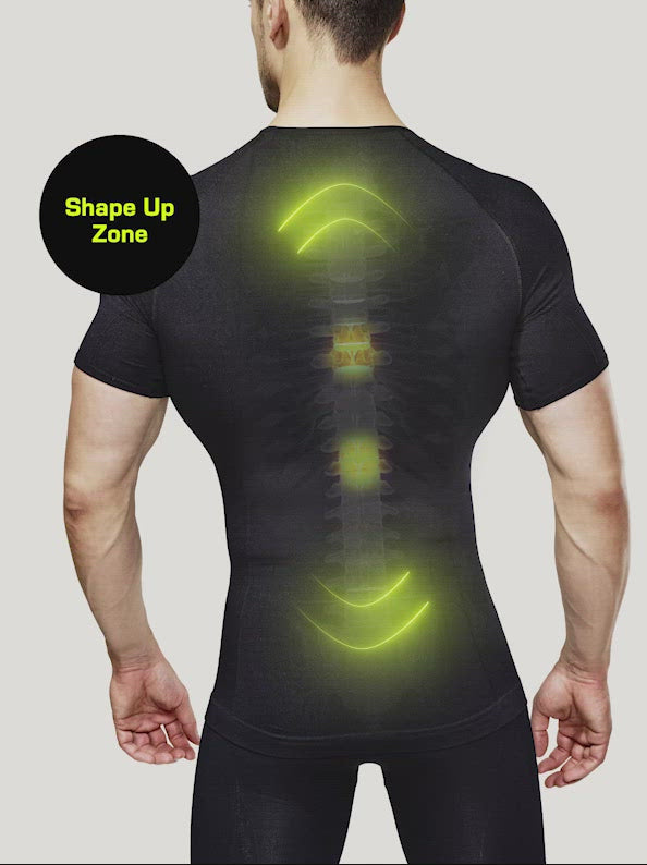 Deep V-Neck Compression Shirt Breeze