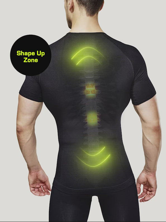 Deep V-Neck Compression Shirt Breeze