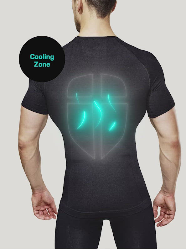 Deep V-Neck Compression Shirt Breeze