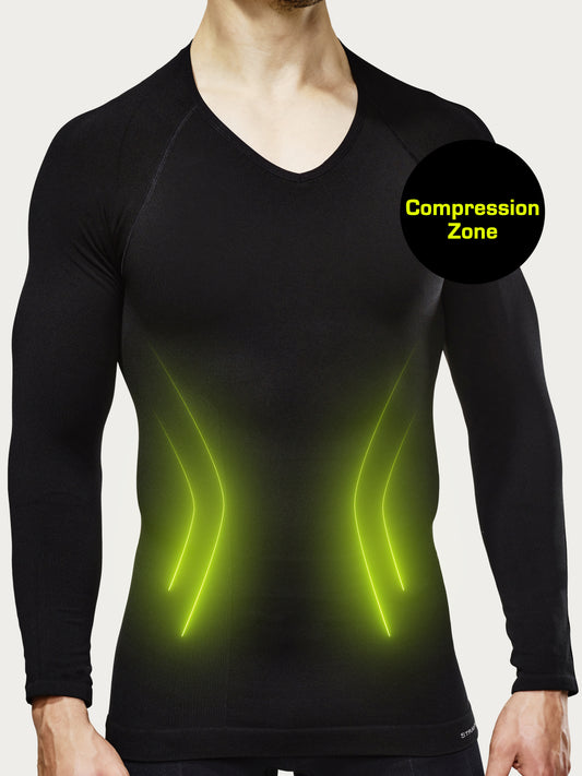 V-Neck Compression Longsleeve