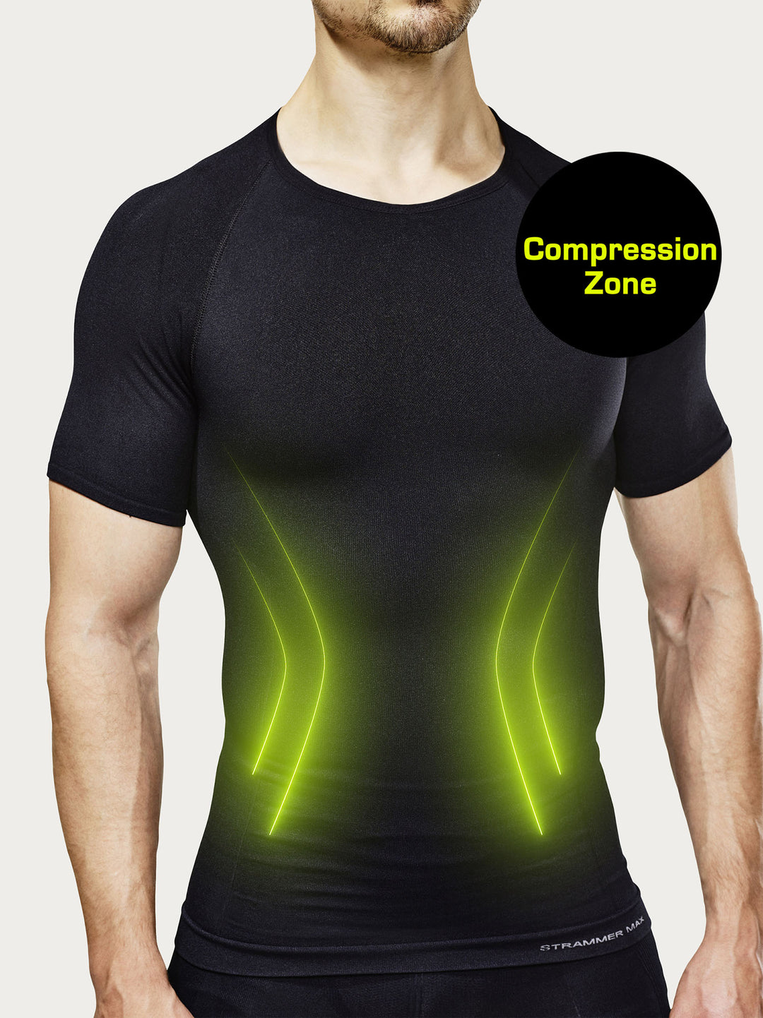 Round Neck Compression Shirt – STRAMMER MAX PERFORMANCE® Round Neck Compression Shirt – STRAMMER MAX PERFORMANCE®