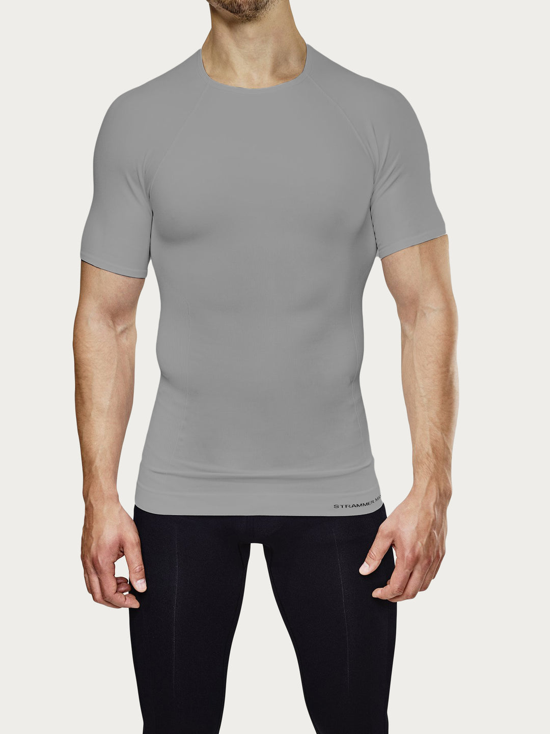 Round Neck Compression Shirt – STRAMMER MAX PERFORMANCE® Round Neck Compression Shirt – STRAMMER MAX PERFORMANCE®