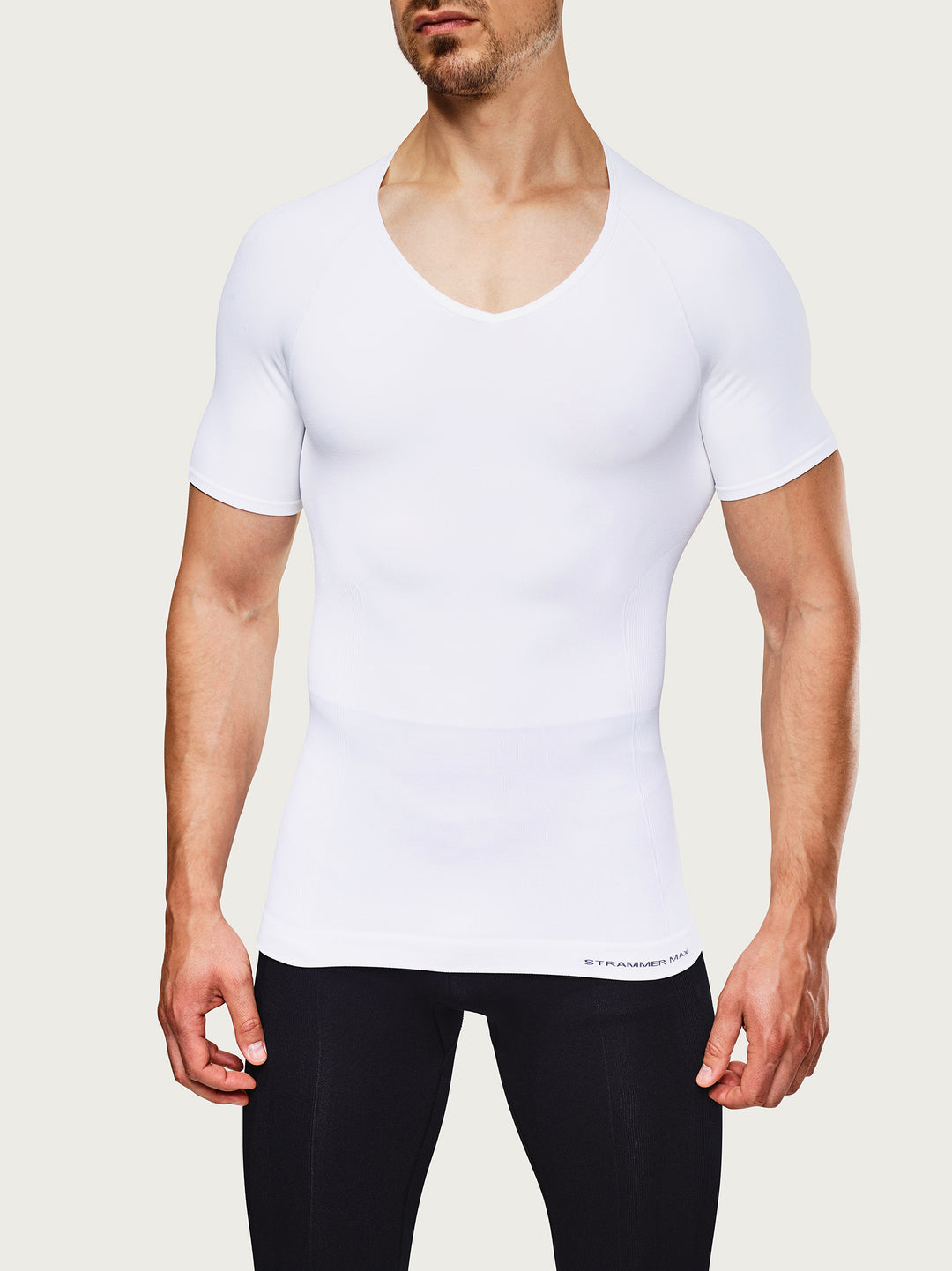 Deep V-Neck Compression Shirt Breeze