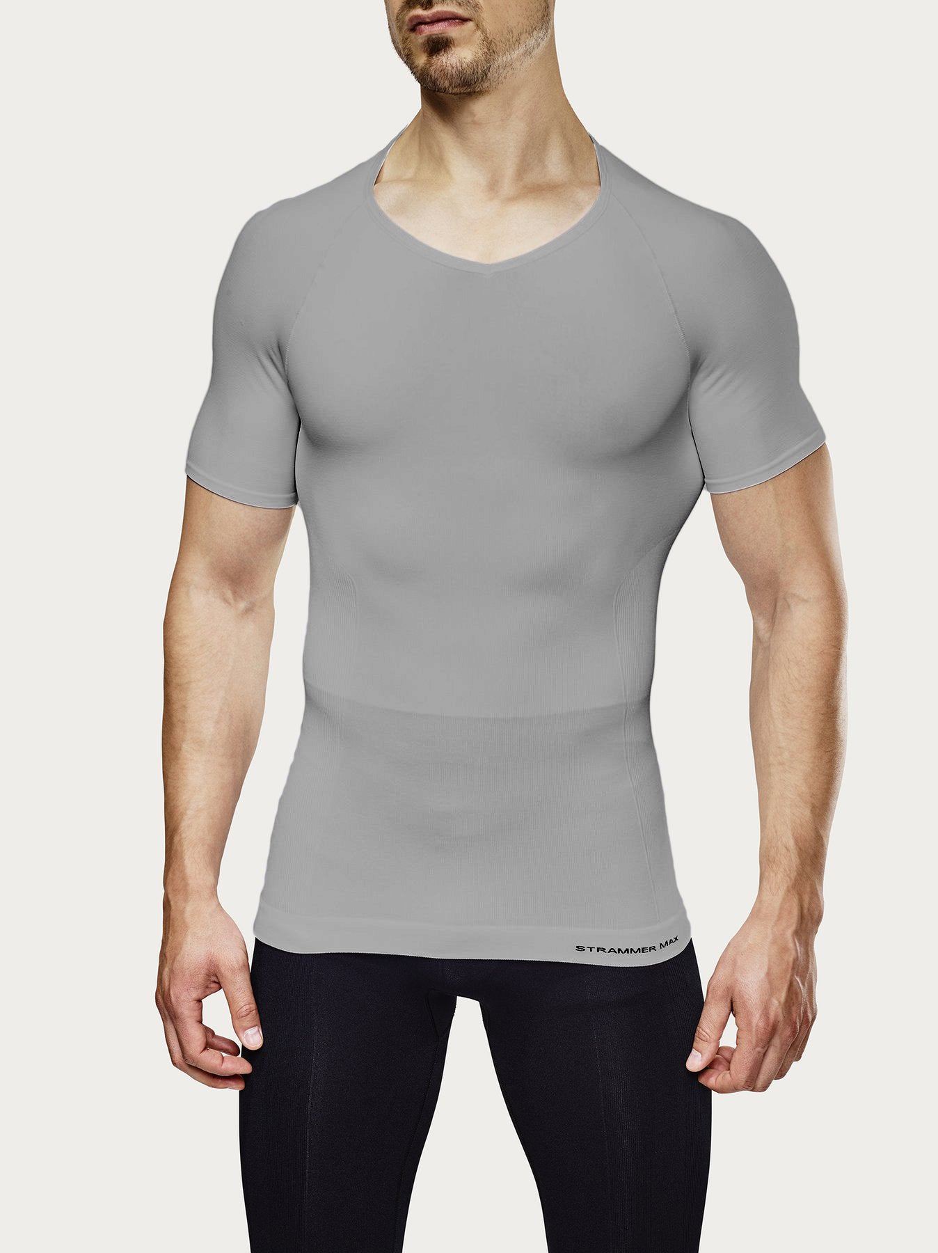 V-Neck Premium Shape Shirt – STRAMMER MAX PERFORMANCE®