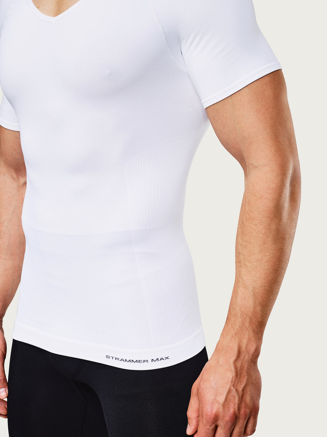 Deep V-Neck Compression Shirt Breeze